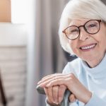 senior resident in assisted living