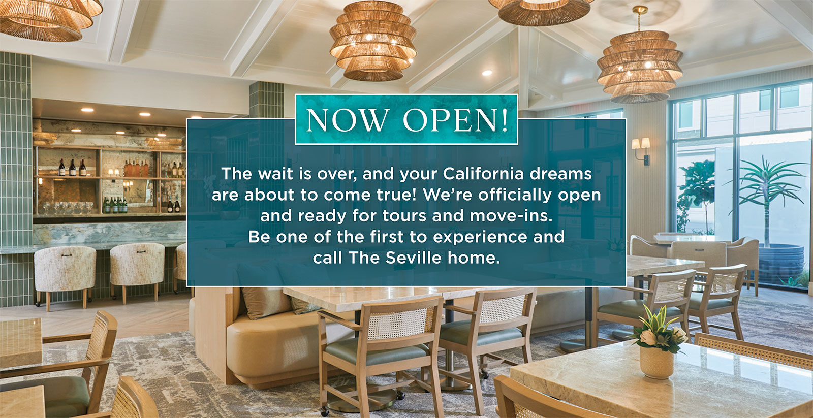 The Seville is now open for move-ins and tours!